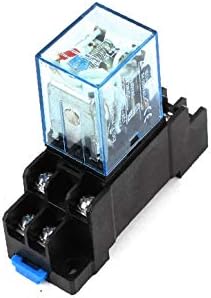 X-DREE AC 12V Tensão de 8 pinos DPDT Relé de potência eletromagnética W SOCKET (SONDA di alimentazione