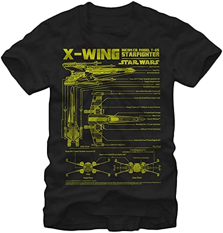 T-shirt de esquemas X-Wing de Star Wars Young Men