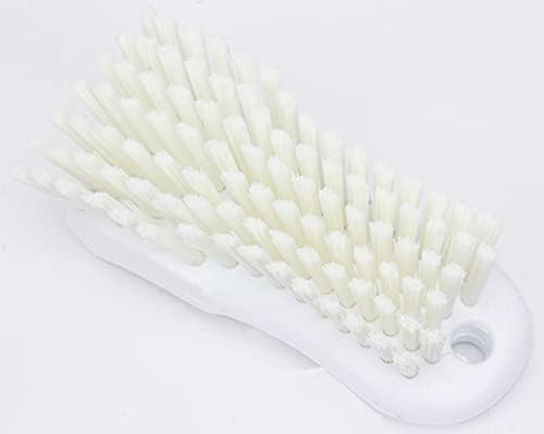 Esparta 40521EC02 Escova de limpeza de plástico, escova de esfoliação à mão, escova de unha com orifício