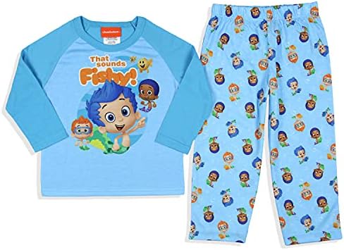 Nickelodeon Toddler Boys 'Bubble Guppies que soa pijama de sono suspeito