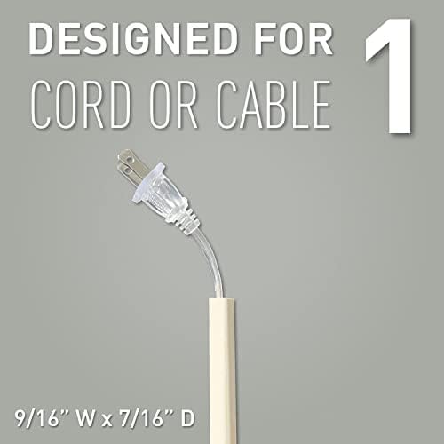 Gerenciamento de cabo e cordão Wiremold, coleção, acoplamentos, marfim, C9