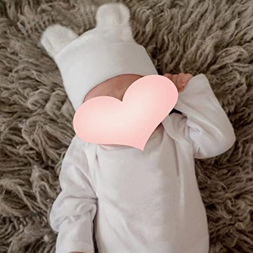 Chapéu de hospital recém-nascido com chapéu de bebê de ouvido de 0 a 6 meses de chapéu infantil