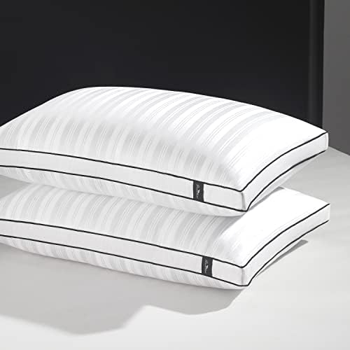 Pillow de penas para baixo para baixo - travesseiros de cama de luxo para dormir - Conclusão de bambu de