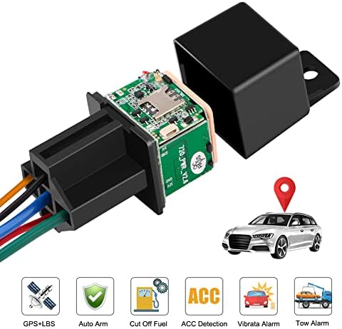 Honp GPS Tracker Carting Car, mini magnético localizador de carros em tempo real, design oculto, corte de óleo,