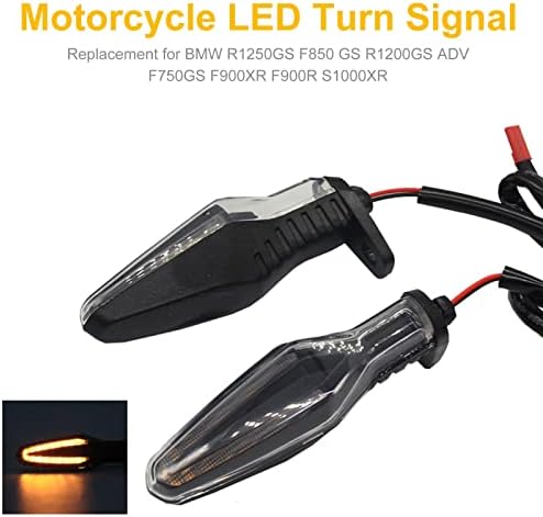 Indicadores de LED de pisca -pisca de motocicleta goolrc Um par de luzes de giro de 12V substituição para