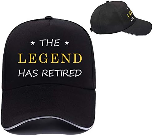 Chapéu aposentado de beisebol, suprimentos de festa de aposentadoria, presentes de aposentadoria
