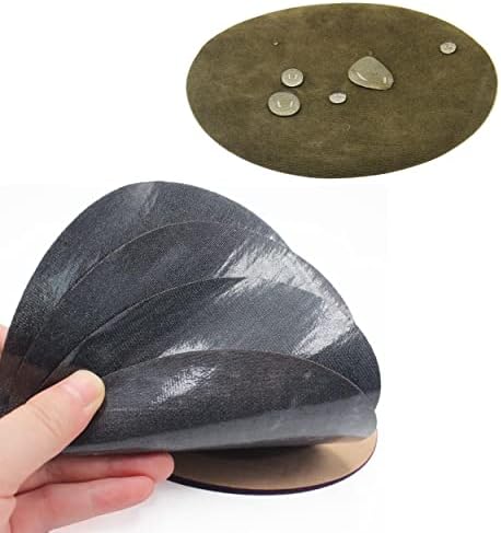 18pcs Ferro em manchas Flocking Leather Velvet Oval Sew On Patches Set, Applique Applique Surted Tamanho