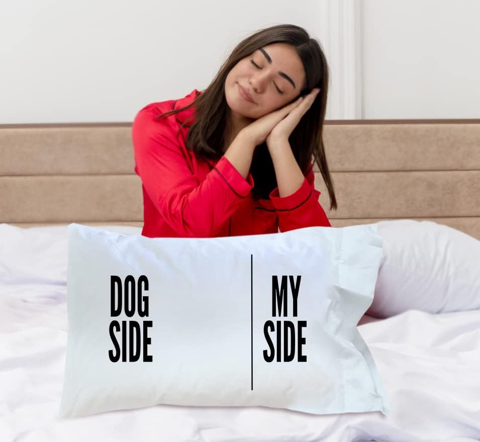 Cachorro do lado da minha travesseiro lateral - presentes de amantes de cães
