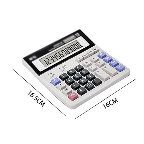 Calculadoras HXR Calculadora de mesa calculadora prática Bateria solar Botão Dual