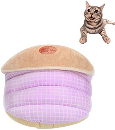 Aquecimento de gato Auto -aquecedor - adorável cama sem deslizamento Casa de animais de estimação CAVE QUENTE