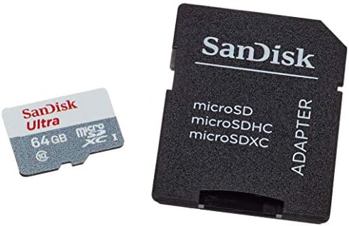 Sandisk Ultra 64GB MicrosDXC UHS-I Classe 10 Cartão de memória com adaptador
