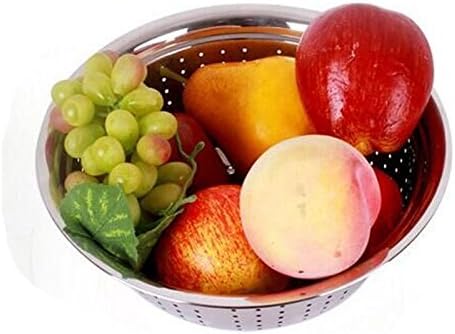 Aço inoxidável Frutas de frutas de frutas de lavagem de lavagem da tigela de utensílios de cozinha