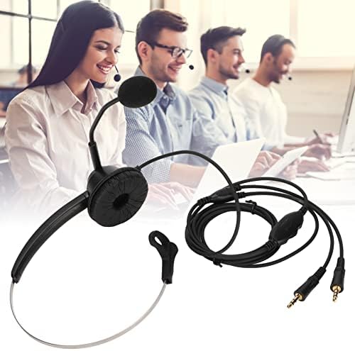Fone de ouvido comercial para PC de 3,5 mm, fone de ouvido para PC H360-PC-VA Plug e Play ABS para sala