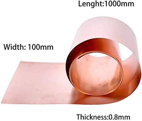Folha de latão Huilun Placa de folha de metal de cobre Corte Comprimento de metal de cobre de 1000 mm de largura