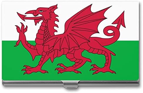 Bandeira de Gales Welsh Business Id Card Titulares Organizador de caixa de proteção Glamshell para
