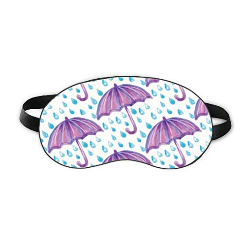 Purple aquarela guarda -chuva Sleep Sleep Shield Soft Night Blindfold Shade Cover