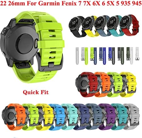 EZZON 26 20 20mm Silicone Retwan Watch Band Strap for Garmin Fenix ​​7x 6x Watch EasyFit Strap Strap
