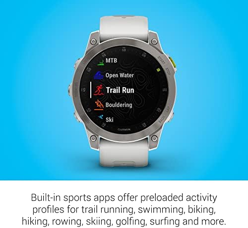 Garmin Epix Gen 2, Premium Active Smartwatch, recursos de saúde e bem -estar, tela de tela sensível