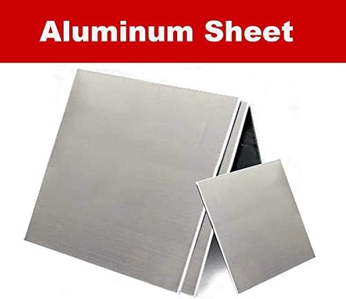 Folha de cobre de metal Havefun 6061 Folha de metal de placa de alumínio fácil de polir, para artesanato