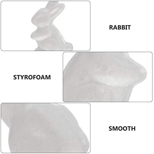 Conelas de coelhinho aboofan A Páscoa artesanato de espuma de páscoa coelho Diy Mini Foam Rabbit Kids