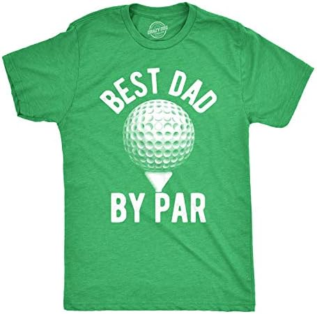 Masculino melhor pai por par shirt Funny Pais Day Golf Tee Golfing Gift for Golfer