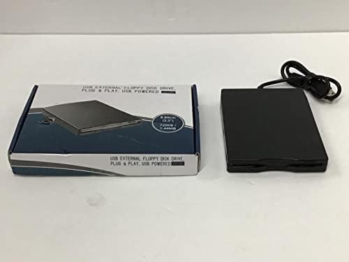 BYTECC BT-144 Slim Black USB Externo Disco de disquete, plug & play, USB alimentado