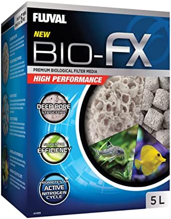 Fluval Bio-FX, meios de filtro de aquário biológico adequados para a maioria dos aquários e filtros, 5 litros