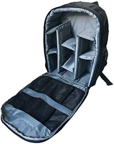 Backpack da câmera WSLCN Caixas de câmera compactas à prova d'água para DSLR/SLR e acessórios