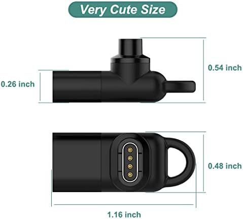 Kissmart Garmin Watch Charger USB C adaptador, conversor de cabo de carregamento para Garmin Fenix ​​7x 7S 7,