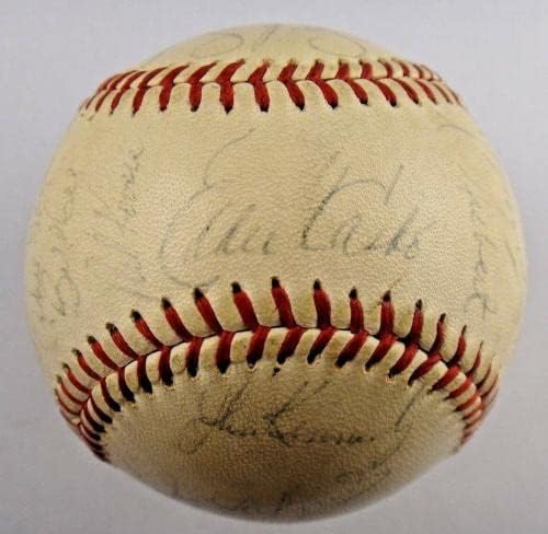 1971 A equipe de Boston Red Sox assinou o VTG Joe Cronin Baseball com a letra da JSA completa da YAZ