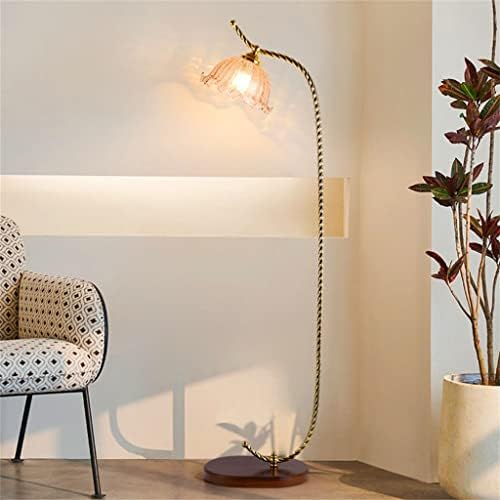 Lâmpada de mesa decorativa npzhd lâmpadas de flor de piso retrô e lanternas estudam o quarto tipo
