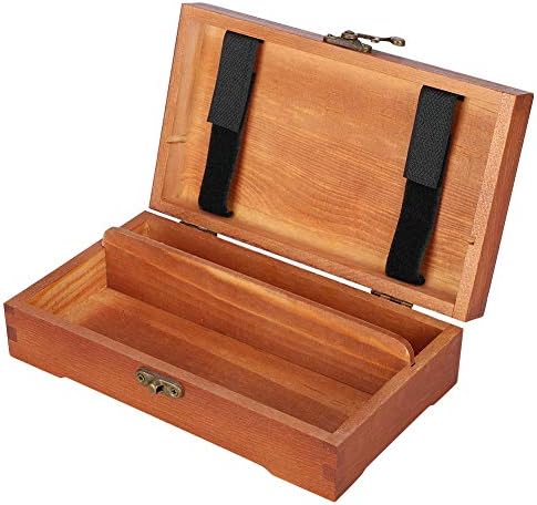 Caixa de lápis de madeira do FDIT, caixa de lápis de esboço de madeira, caixa de jóias, capa de lápis de