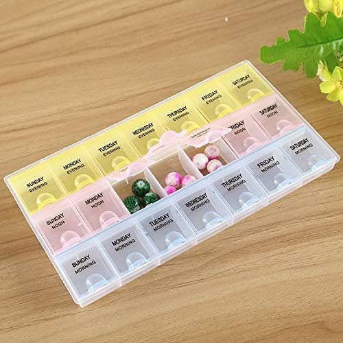Caixa de comprimidos xtyzil zq 7 dia 21 slots pílula caixa de armazenamento caixa de pílula de vitaminas