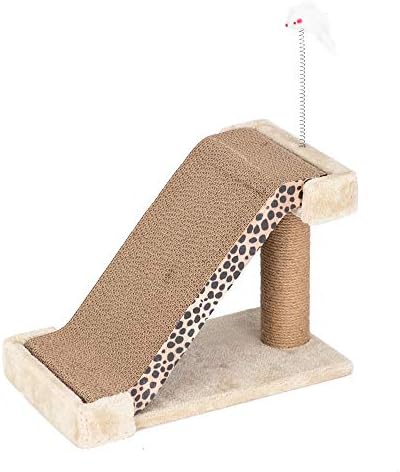 Xyyssm Cat Scalbing Tree Cat Scratch Board Two -em um leopardo com Catnip.cat Tower Furniture - para