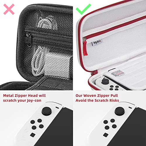 Caixa de transporte fofa para Nintendo Switch /OLED /Lite, MyTrix Portable Hard Shell Pouch para Switch