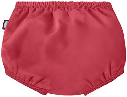 City Threads Girls 'e meninos da fralda de natação capa reutilizável à prova de vazamentos para aulas de piscina na praia, vermelho, 9 a 12 meses