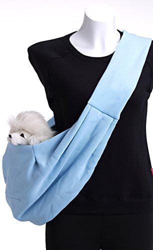 Marupet Hands-livre reversível para cão pequeno gato estilingue transportador de bolsa de gato viajar