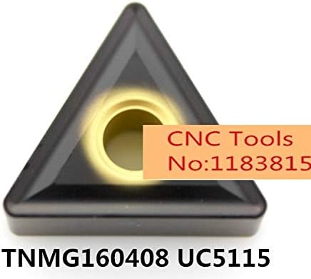 FINCOS 10PCS TNMG160404 UC5115/TNMG160408 UC5115 Inserções de carboneto para mtjnr/mtqnr/wtjnr, girando lâminas,