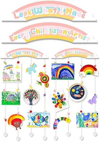 Garybank Rainbow Artwork Display For Kids Art, Kit de Arte para Kits For Drawings Art Offra, toda criança