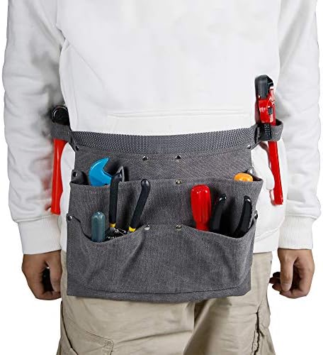 Tool de lona Tool Tool Ferramentas de jardinagem de avental sacos de cinto com 4 bolsos Saco de cintura