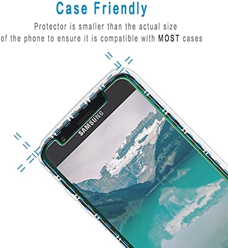 Protetor de tela HPTECH [2-PACK] para Samsung Galaxy J7 2018/ J7 Star/ J7 Crown/ J7 Aura/ J7 V Vidro temperado,