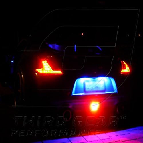 TGP T10 Blue 6 LED SMD Placa de placa Bulbos de lâmpadas 2004-2013 Compatível com Chevrolet Equinox