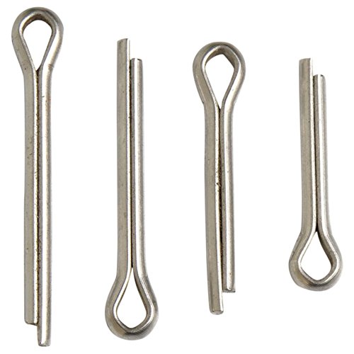 A2 Aço inoxidável Pinos divididos Clevis/Cotter Pin DIN 94 1,6mm x 12mm - 5 pacote