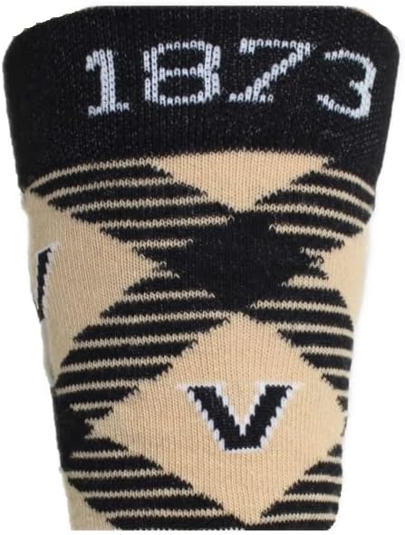 Tartans Tanderbilt University Socks da Universidade Vanderbilt