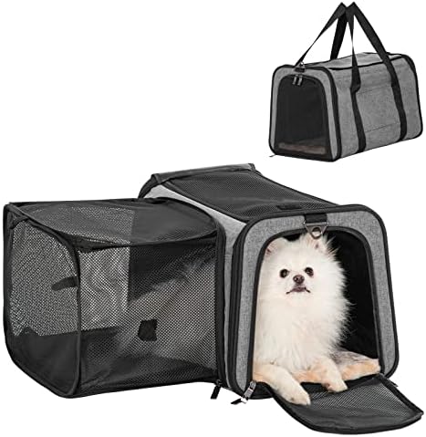 Petsfit Cat Carrier, 19 x12 x12 transportadores de cães para cães pequenos, portador de animais de estimação