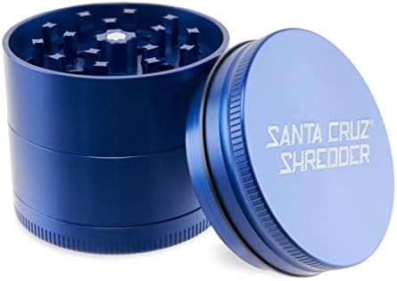 Santa Cruz Shredder Herb and Spice Grinder fabricado nos EUA, cinza)