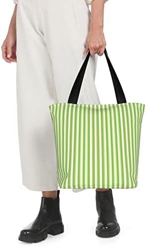 Bolinhas de bolinhas pretas e brancas impressas sacolas para mulheres bolsas de pano de compras reutilizáveis