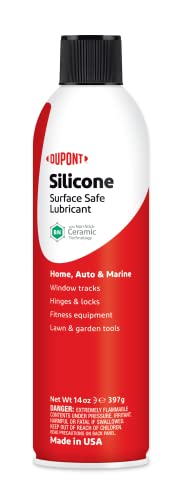Aerossol de lubrificante de filmagem a seco do Dupont, 14 oz e silicone-aerossol de lubrificante seguro de superfície,