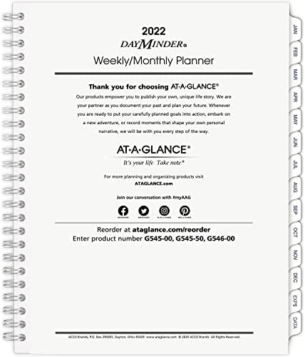 AT-A-GLANCE 2023 Weekly & Monthly Planner Recar