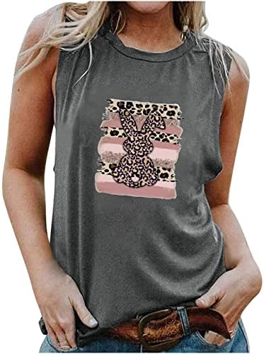 Camisas de Páscoa para mulheres Bunny Eggs Tampa de camiseta gráfica Tampa para meninas adolescentes